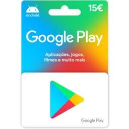 CARTÃO GOOGLE PLAY 15 EUROS