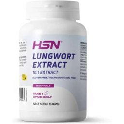 HSN Extrato de pulmonária (10:1) 500 mg - 120 cápsulas vegetais - Saúde respiratória - Cápsulas Vegetales - 120 Serviços