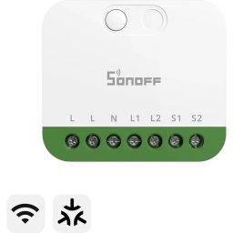 Sonoff MINI-2GS Interruptor inteligente de 2 canais Wi-Fi c/ Matter