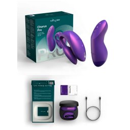 Masturbador We Vibe Chorus Pro C/ Comando Squeeze e APP Lilás