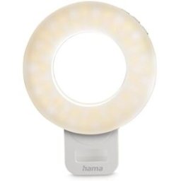Hama Anel Luminoso para Smartphone LED Ring Light To Go - Branco