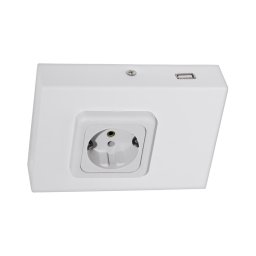 Eglo 94665 - Tomada de armário SCHUKO incluindo USB TAXANO