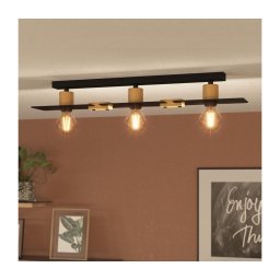 Eglo 43751 - Iluminação de teto BRAMERTON 3xE27/40W/230V