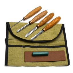 Conjunto de Formões Reto para Escultura em Madeira Beavercraft SC02