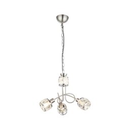 Globo 54356-3H - LED Candelabro numa corrente KRIS 3xE14/40W/230V + LED/5W