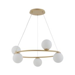 Candelabro suspenso GAMA 5xG9/12W/230V dourada