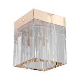 Open Design OR86188 - Luminária spot CUBO 1xG9/8W/230V transparente/ouro rosa
