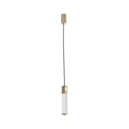 Open Design OR85723 - Lustre LED OMI suspenso por cabo, 10W/230V, latão