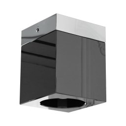 Open Design OR81046 - Foco direcional CUBO 1xG9/8W/230V preto/cromado brilhante
