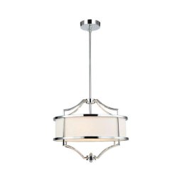 Open Design OR80902- Lustre com haste STESSO 4xE27/15W/230V Ø 42 cm cromado/branco
