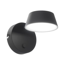 Open Design OR86522 - Aplique de parede TIMO LED, 6W, 230V, 3000/4500/6500K, preto