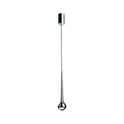 Open Design OR80261 - Lustre LED suspenso por cabo CAPPI LED/5W/230V preto cromado