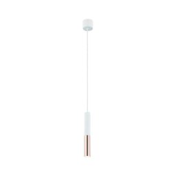 Open Design OR80858 - Lustre suspenso com cabo SLIMI 1xG9/3,5W/230V branco/ouro rosé