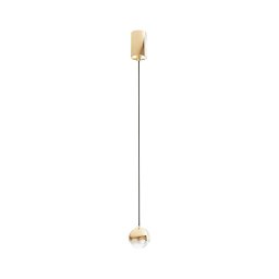 Open Design OR85099 - Lustre LED suspenso por cabo BOLICINA LED/5W/230V dourado