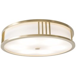 Open Design OR85761 - Luminária de teto SANDRO, 4 x E14, 12 W cada, 230 V, diâmetro 50 cm, acabamento em latão