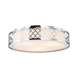 Open Design OR81008 - Candeeiro de teto CAVALLI, 3x E27/15W/230V, Ø 52 cm, acabamento cromado