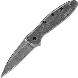 KERSHAW Ken Onion LEEK Faca com Abertura Assistida, Blackwashed K-1660BLKW