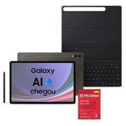 Samsung Pack Fnac Tablet Galaxy Tab S9+ 12.4" Wi-Fi - 256GB - Graphite + Capa Teclado + S Pen + McAfee Internet Security - 3 Dispositivos - 1 Ano - Outlet - Grade A