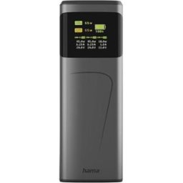 Hama Powerbank High Power 20000 mAh - 65W - Cinzento