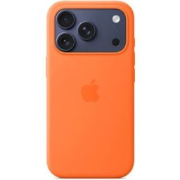 Apple Capa Silicone com MagSafe para iPhone 17 Pro – Laranja