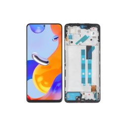 Touchscreen com Display e Aro Xiaomi Redmi Note 11 Pro 4G / Poco X4 Pro 5G Preto