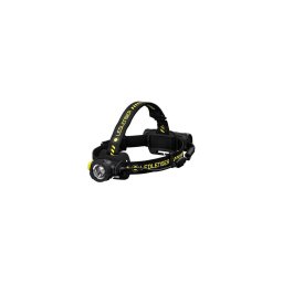 Ledlenser H7R WORK - Lanterna frontal LED recarregável e regulável, 4800 mAh, IP67, 1000 lm, 60 h, preta