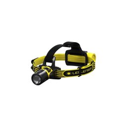 Ledlenser EXH8 - Lanterna frontal LED regulável LED/3xAA IP66 180 lm 40 h amarela