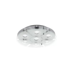 Eglo 75343 - Luminária de teto LED regulável CABO-SD 7xGU10/5W/230V Ø46 cm cromado mate