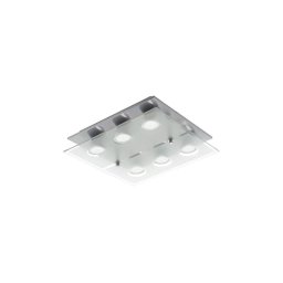 Eglo 75342 - Luminária de teto LED regulável CABO-SD 6x GU10/5W/230V 34x34 cm cromo mate