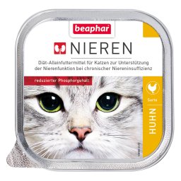 6x100g frango Diet insuficiência renal beaphar comida húmida para gatos