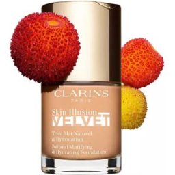 Clarins Skin Illusion Velvet Teint Mat e Hidratation Base Tom 107C 30ml