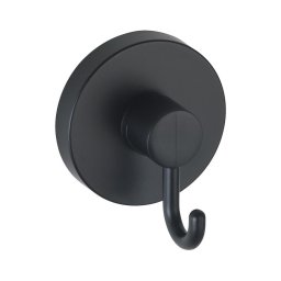 WENKO 24730100-Gancho VACUUM-LOC Redondo SCHW 6x6,7 cm preto