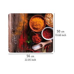 WENKO 53870100 - Tábua multicolorida 56x50 cm