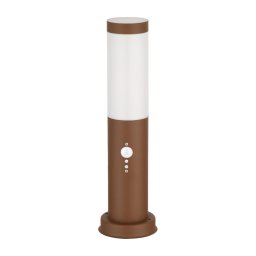 Brilagi - Lâmpada exterior com sensor NOVA 1xE27/15W/230V 40 cm IP44 castanha