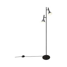 Nordlux - Candeeiro de pé KELVIS 2xGU10/12W/230V preto