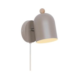 Nordlux - Aplique de parede orientável GASTON 1xE27/15W/230V bege