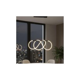 Lustre LED suspenso em cabo FLEXI LED/36W/230V 4000K preto