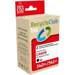 Recycleclub Tinteiro Canon PG-540XL CL-541XL - 2 Uni.
