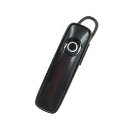 Auricular de mãos livres com microfone preto