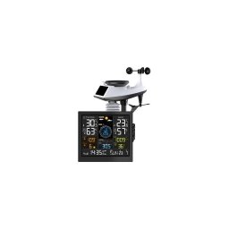 Solight TE93WiFi - Estação meteorológica profissional com ecrã LCD, alimentação 5V/2xAA + 3xAAA, Wi-Fi
