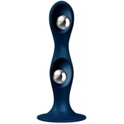 Satisfyer Double Ball-R Vibrador Anal e Vaginal Azul Escuro