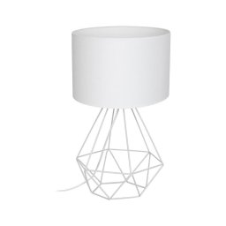 Lâmpada de mesa BASKET 1xE27/60W/230V branco