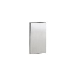 Placa de ancoragem 12x22,5 cm inox/cinzento