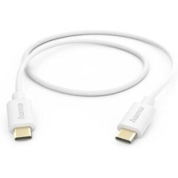 Hama Cabo USB-C 201590 - 1m - Branco