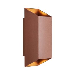 Nordlux - Iluminação de parede exterior NICO 2xGU10/35W/230V IP54 castanho