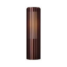 Nordlux - Candeeiro exterior ALUDRA 1xE27/15W/230V IP44 castanho 45,4 cm