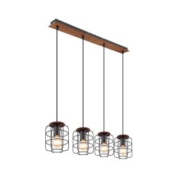 Globo 54037-4H - Lustre suspenso por cabo WILLA 4xE27/40W/230V