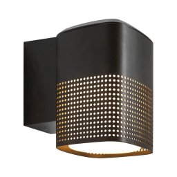 Nordlux - Aplique de parede exterior SIDARA 1xE27/15W/230V IP54 preto