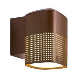 Nordlux - Aplique de parede exterior SIDARA 1xE27/15W/230V IP54 castanho