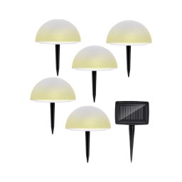 Grundig - CONJUNTO 5x Luzes LED RGBW solares LED/3,2V IP44
